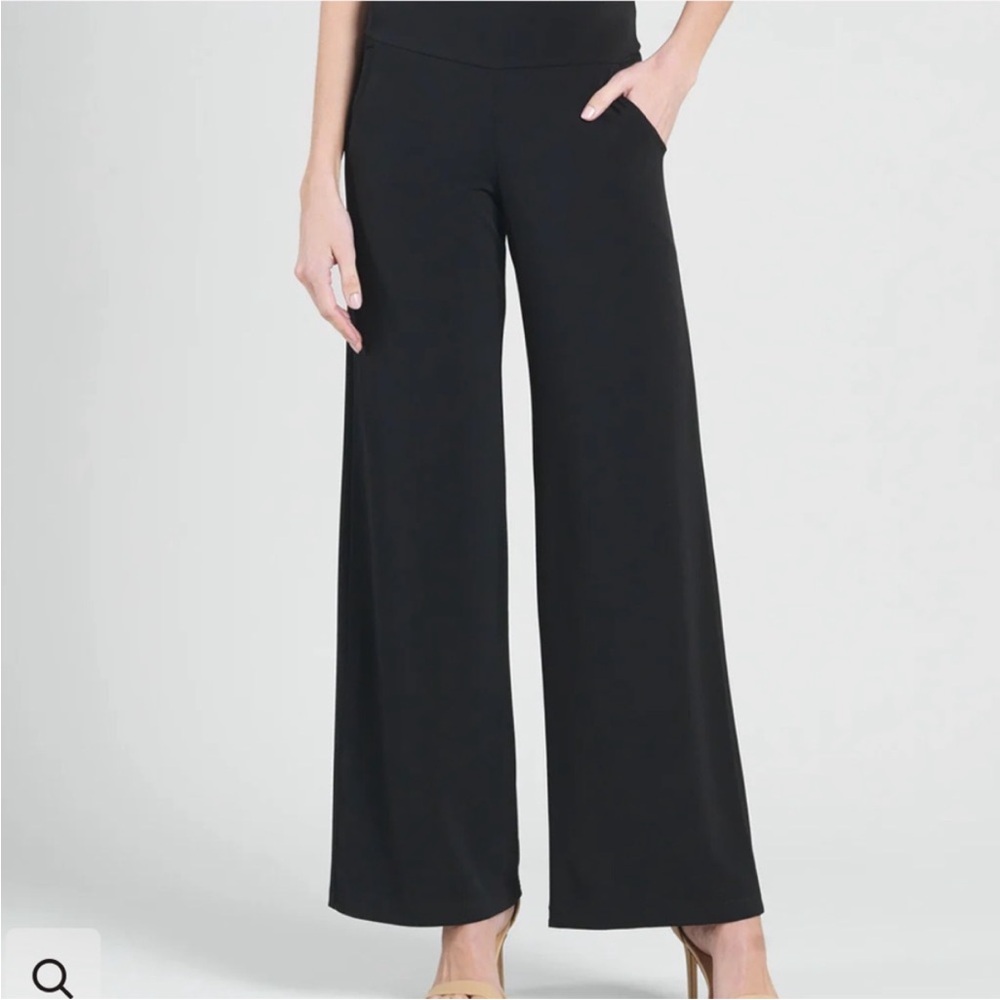 Clara Sun Woo Wide Leg Pocket Pant - Black